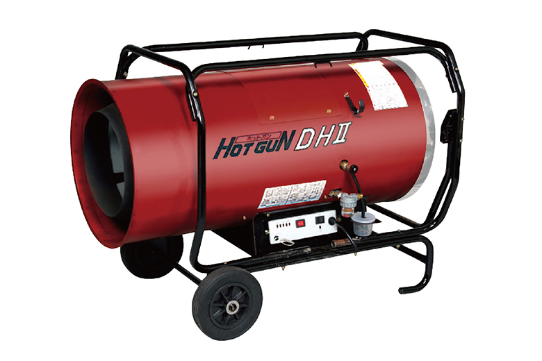 HOTGUNシリーズ | 熱風式ヒーター | 業務用熱機器（灯油ヒーター・電気ヒーター） | 製品情報 | 静岡製機